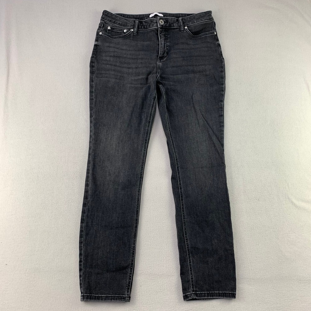 Lauren Conrad Skinny Jeans Womens 16L Black Denim Stretch Casual High Rise